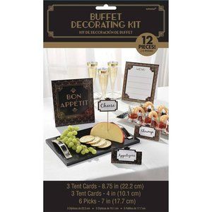 Party Supplies Bon Appetit Buffet Decorating Kit
